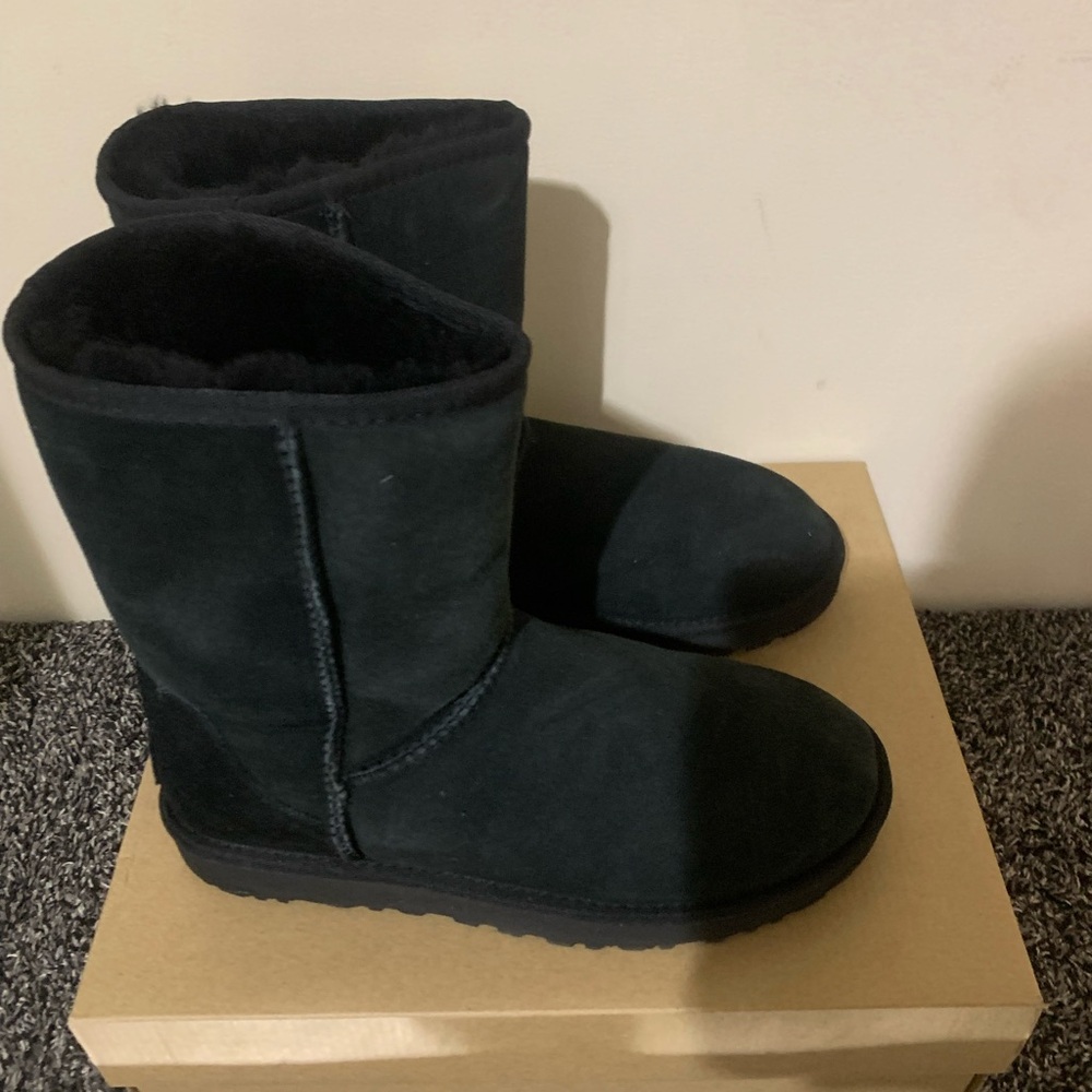 UGG Black Ankle Boots (Good Condition)
